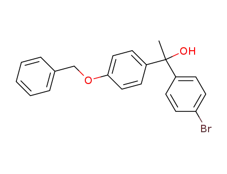 1-<4-Brom-phenyl>-1-<4-benzyloxyphenyl>-ethanol