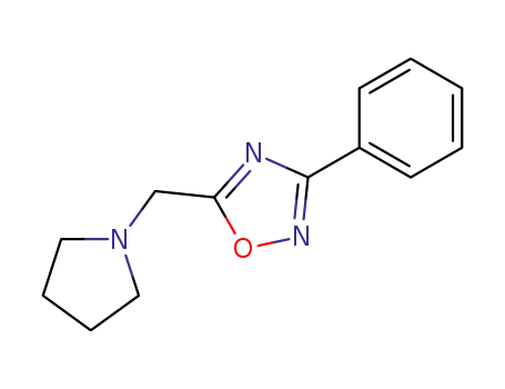 3-phenyl-5-pyrrolidin-1-ylmethyl-[1,2,4]oxadiazole
