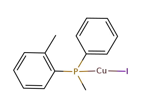 (C<sub>6</sub>H<sub>5</sub>)(CH<sub>3</sub>C<sub>6</sub>H<sub>4</sub>)(CH<sub>3</sub>)PCuI