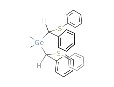 Molecular Structure of 118095-37-7 (meso-dimethylbis(α-thiophenylbenzyl)germane)