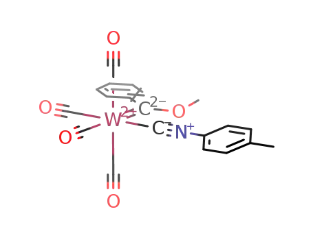 (CO)4W(CNC<sub>6</sub>H<sub>4</sub>CH<sub>3</sub>)(C(OCH<sub>3</sub>)C<sub>6</sub>H<sub>5</sub>)