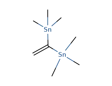 Molecular Structure of 87673-34-5 (Stannane, ethenylidenebis[trimethyl-)