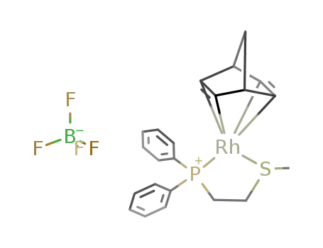 {Rh(bicyclo-hept-1,5-diene)(Ph<sub>2</sub>P(CH<sub>2</sub>)2SMe)}BF<sub>4</sub>