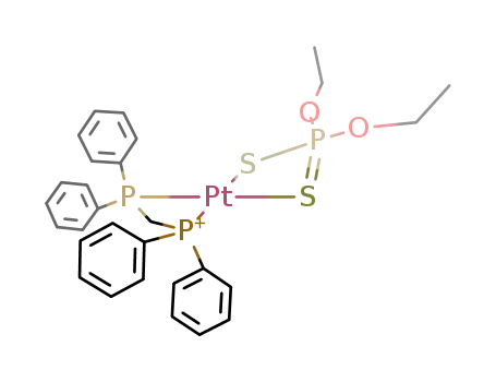 {(dpm)Pt{S<sub>2</sub>P(OEt)2}}<sup>(1+)</sup>