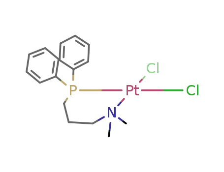 dichloro(N,N-dimethyl-3-diphenylphosphinopropylamine)platinum(II)