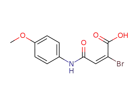 2-Butenoic acid, 2-bromo-4-[(4-methoxyphenyl)amino]-4-oxo-, (2E)-