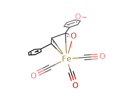 (C<sub>6</sub>H<sub>5</sub>CHCHC(O)CH<sub>3</sub>OC<sub>6</sub>H<sub>4</sub>)Fe(CO)3