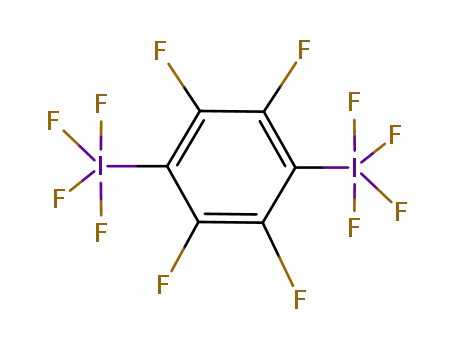 (IF<sub>4</sub>)2C<sub>6</sub>F<sub>4</sub>