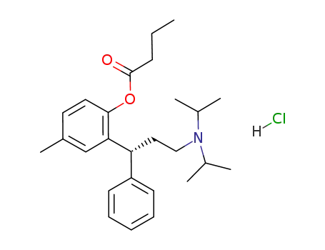 2-[(1R)-3-(diisopropylamino)-1-phenylpropyl]-4-methylphenylbutyrate hydrochloride