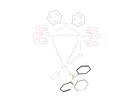 PtRu2(μ-PPh2)(μ-H)(CO)7(PCy3)