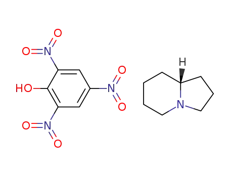 Molecular Structure of 89772-93-0 (Indolizine, octahydro-, (R)-, compd. with 2,4,6-trinitrophenol (1:1))