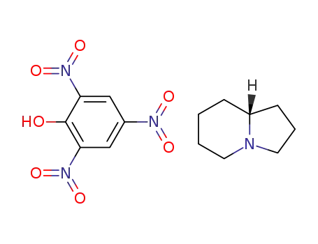Indolizine, octahydro-, (R)-, compd. with 2,4,6-trinitrophenol (1:1)