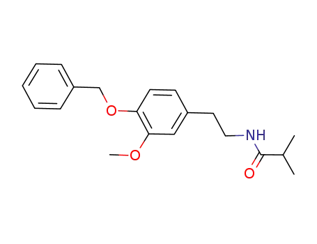 Molecular Structure of 1032821-89-8 (N-[2-(4-benzyloxy-3-methoxyphenyl)ethyl]isobutyramide)