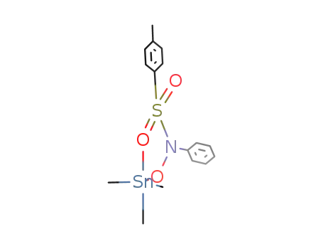 Molecular Structure of 73539-06-7 (trimethyltin N-phenyl-N-tosylhydroxylamine)