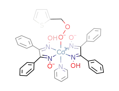 C<sub>4</sub>H<sub>3</sub>SCH<sub>2</sub>O<sub>2</sub>Co(C<sub>2</sub>(C<sub>6</sub>H<sub>5</sub>)2HN<sub>2</sub>O<sub>2</sub>)2(C<sub>5</sub>H<sub>5</sub>N)
