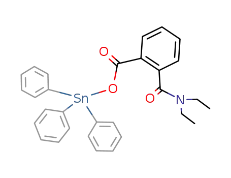 N,N-diethylphthalamic acid triphenylstannyl ester