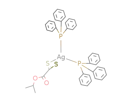 Molecular Structure of 155830-63-0 (O-i-propyl-1,1-dithiooxalato-bis(triphenylphosphine)silver(I))