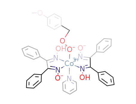CH<sub>3</sub>OC<sub>6</sub>H<sub>4</sub>CH<sub>2</sub>O<sub>2</sub>Co(C<sub>2</sub>(C<sub>6</sub>H<sub>5</sub>)2HN<sub>2</sub>O<sub>2</sub>)2(C<sub>5</sub>H<sub>5</sub>N)