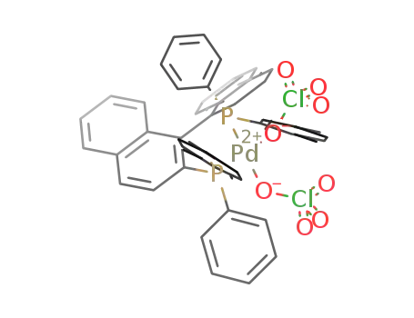 ((C<sub>6</sub>H<sub>5</sub>)2PC<sub>10</sub>H<sub>6</sub>)2Pd(ClO<sub>4</sub>)2