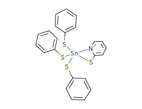 tin(pyridine-2-thiolate)(phenylthiolate)3