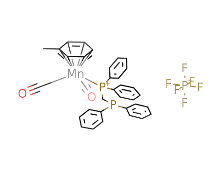 (η6-toluene)dicarbonyl-η1-bis(diphenylphosphino)methanemanganese hexafluorophosphate