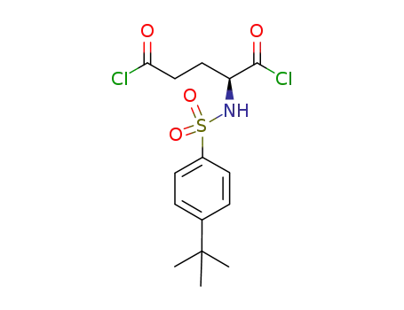 Pentanedioyl dichloride,
2-[[[4-(1,1-dimethylethyl)phenyl]sulfonyl]amino]-, (2S)-