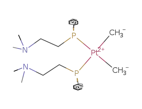 cis-(Ph<sub>2</sub>PC<sub>2</sub>H<sub>4</sub>NMe<sub>2</sub>)2PtMe<sub>2</sub>