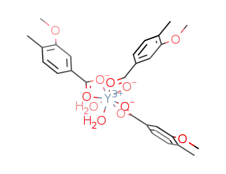 [Y(3-methoxy-4-methylbenzoato)3(H<sub>2</sub>O)2]