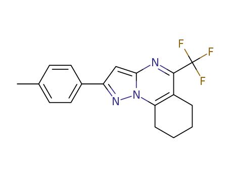 2-(4-methylphenyl)-5-(trifluoromethyl)-6,7,8,9-tetrahydropyrazolo[1,5-a]quinazoline