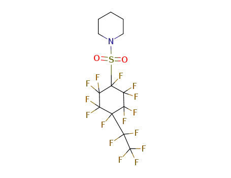 4-CF<sub>3</sub>CF<sub>2</sub>-cyclo-C<sub>6</sub>F<sub>10</sub>-SO<sub>2</sub>NC<sub>5</sub>H<sub>10</sub>