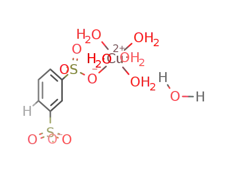 Molecular Structure of 1232146-48-3 (copper 1,3-benzenedisulfonate hexahydrate)