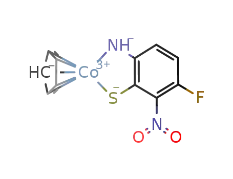 [(cyclopentadienyl)Co((NH)S(C<sub>6</sub>H<sub>2</sub>FNO<sub>2</sub>))]