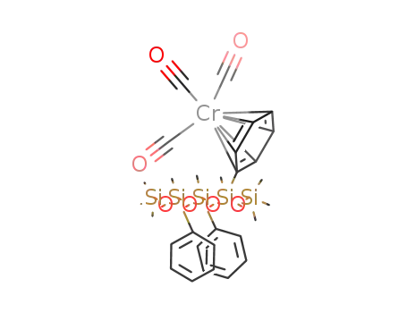 (CH<sub>3</sub>)3SiO(Si(CH<sub>3</sub>)(C<sub>6</sub>H<sub>5</sub>)O)2Si(CH<sub>3</sub>)C<sub>6</sub>H<sub>5</sub>Cr(CO)3OSi(CH<sub>3</sub>)3