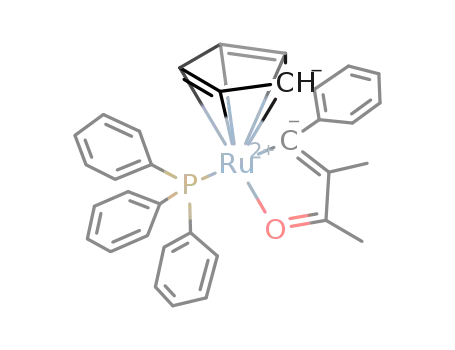 [Ru(C(Ph):CMe.C(O)Me)(PPh3)(η-C5H5)]