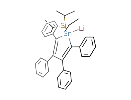 1-lithio-2,3,4,5-tetraphenyl-1-(triisopropylsilyl)stannole