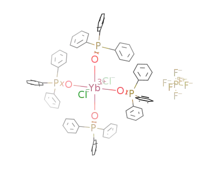 [Yb(III)Cl<sub>2</sub>(triphenylphosphine oxide)4]PF<sub>6</sub>