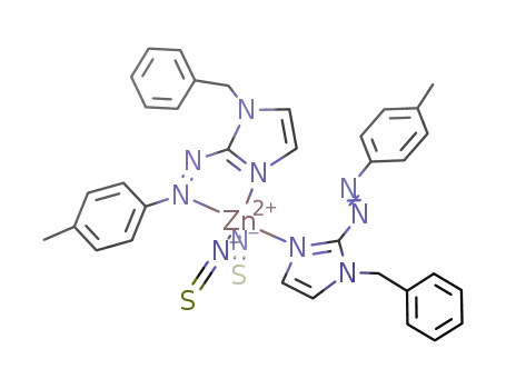 di-thiocyanato-bis[1-benzyl-2-(p-tolylazo)imidazole]zinc(II)