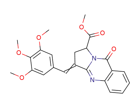 methyl 9-oxo-3-(3,4,5-trimethoxybenzylidene)-1,2,3,9-tetrahydropyrrolo[2,1-b]quinazoline-1-carboxylate