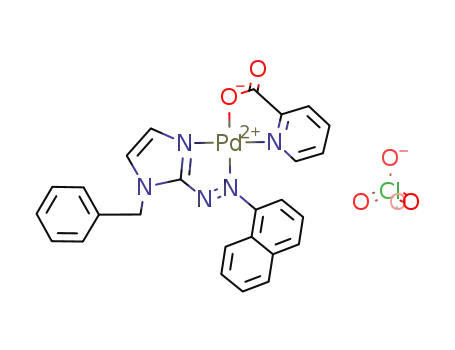 [Pd(1-benzyl-2-(naphthyl-α-azo)imidazole)(picolinate)]ClO4