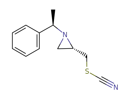 (2S)-(thiocyanatomethyl)-1-[(R)-1-phenylethyl]aziridine