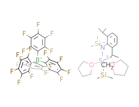 ([2,6-(i)Pr<sub>2</sub>C<sub>6</sub>H<sub>3</sub>N(SiMe<sub>3</sub>)]Sc(CH<sub>2</sub>SiMe<sub>3</sub>)(thf)2][B(C<sub>6</sub>F<sub>5</sub>)4]