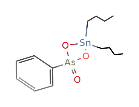 Molecular Structure of 55028-22-3 (1,3,2,4-Dioxarsastannetane, 4,4-dibutyl-2-phenyl-, 2-oxide)
