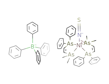 [Ni(cis-1-dimethylarsino-2-diphenylarsinoethylene)2NCS]BPh<sub>4</sub>