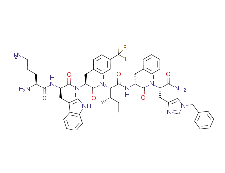 Molecular Structure of 1213772-93-0 (O-W-F(4-CF<sub>3</sub>)-I-F-H(1-Bzl)-NH<sub>2</sub>)