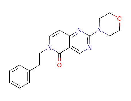 Molecular Structure of 908553-77-5 (2-morpholino-6-phenethyl-5,6-dihydropyrido[4,3-d]pyrimidin-5-one)