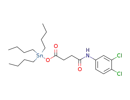 (C<sub>4</sub>H<sub>9</sub>)3SnOOCCH<sub>2</sub>CH<sub>2</sub>CONHC<sub>6</sub>H<sub>3</sub>Cl<sub>2</sub>