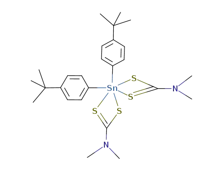 di-p-tert-butylphenyltin(IV)-bis-N,N-dimethyldithiocarbamate