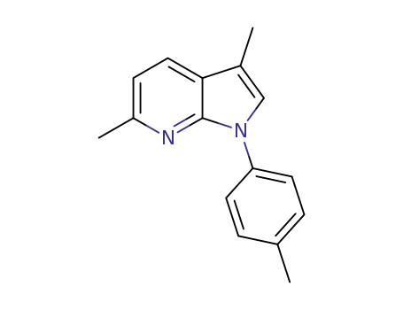 Molecular Structure of 1097221-02-7 (3,6-dimethyl-1-(4-methylphenyl)-1H-pyrrolo[2,3-b]pyridine)