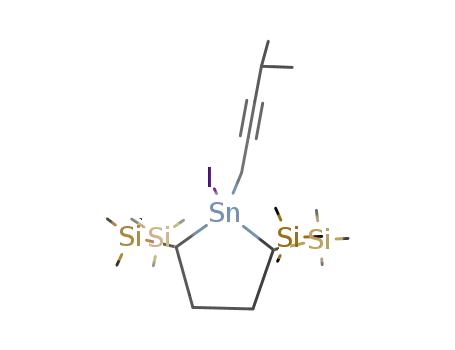 SnI(CH<sub>2</sub>CCCH(CH<sub>3</sub>)2)(C(SiMe<sub>3</sub>)2CH<sub>2</sub>CH<sub>2</sub>C(SiMe<sub>3</sub>)2)