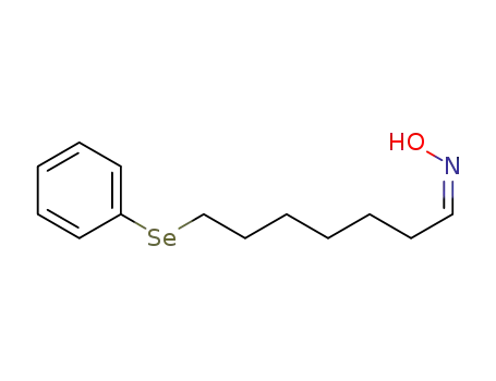 Molecular Structure of 1352480-39-7 ((Z)-7-(phenylseleno)heptanal oxime)